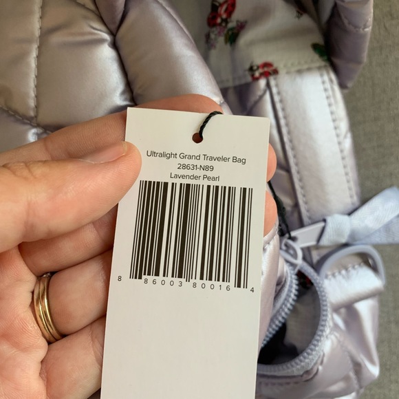 NWT Vera Bradley grand traveler lavender pearl - Picture 8 of 8